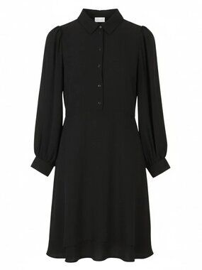 Women's dress VILA Nalu L/S EU36 S - Black